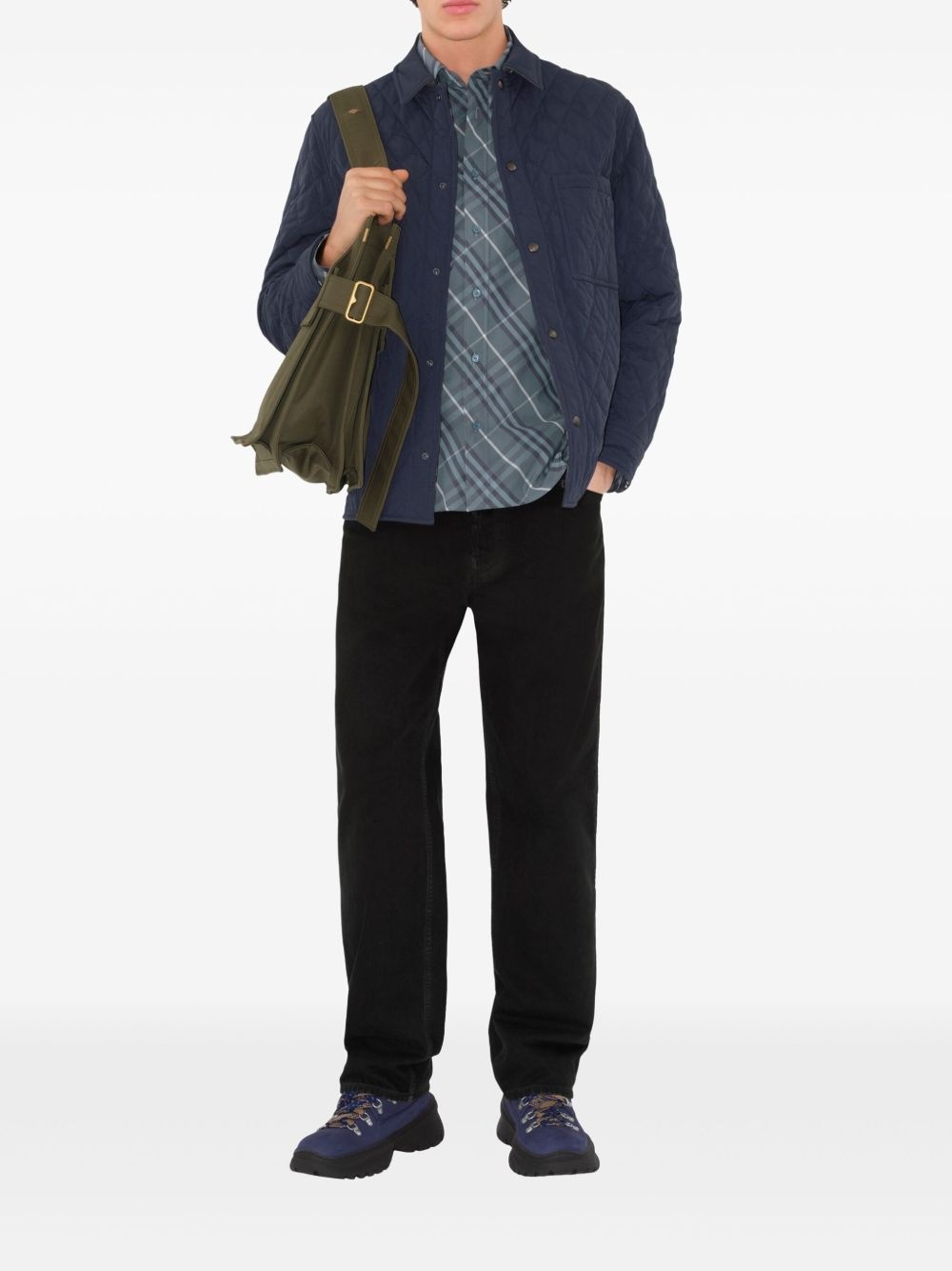 checkered cotton shirt - 2
