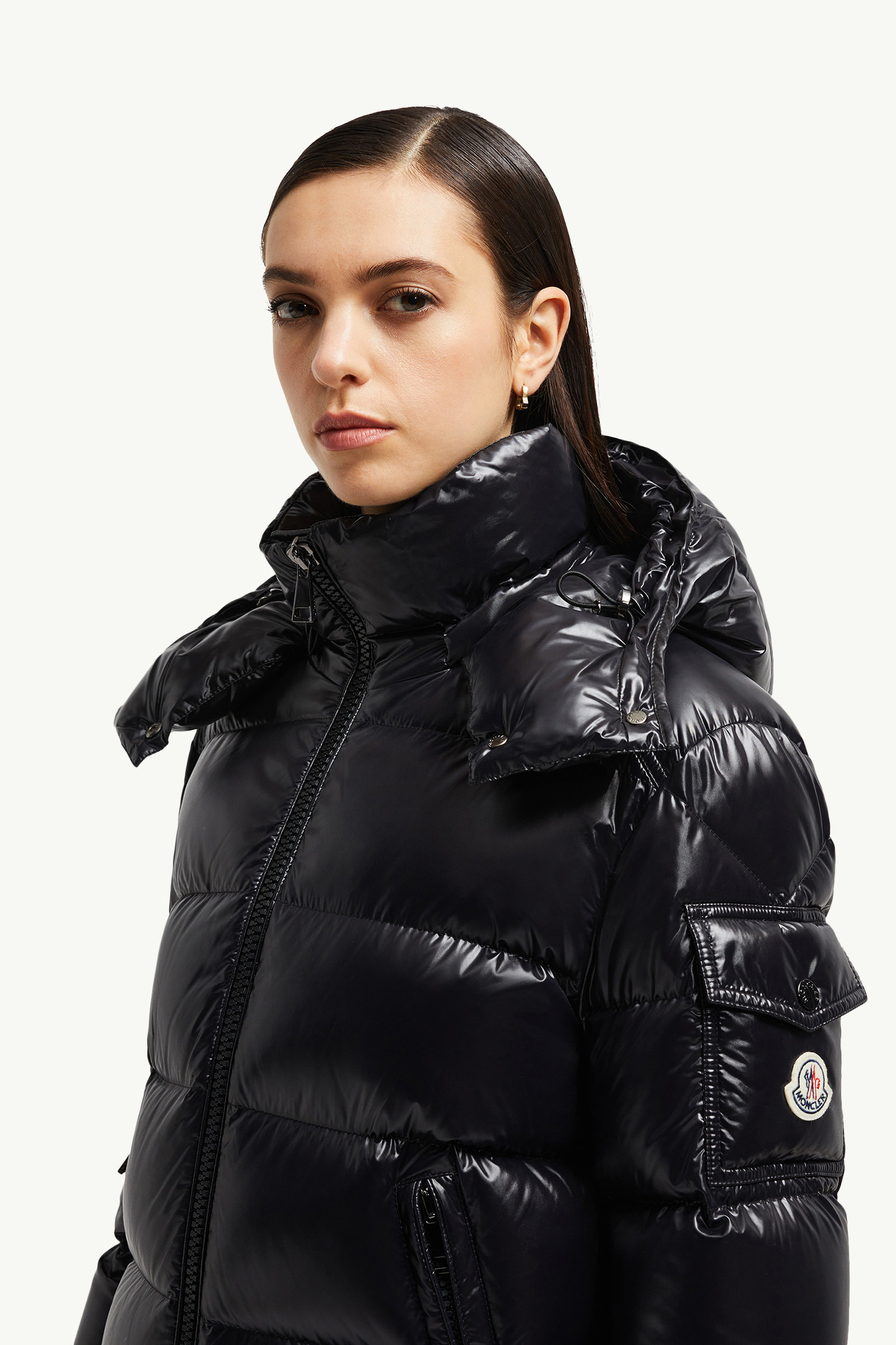 Maire Hooded Short Down Jacket - 4