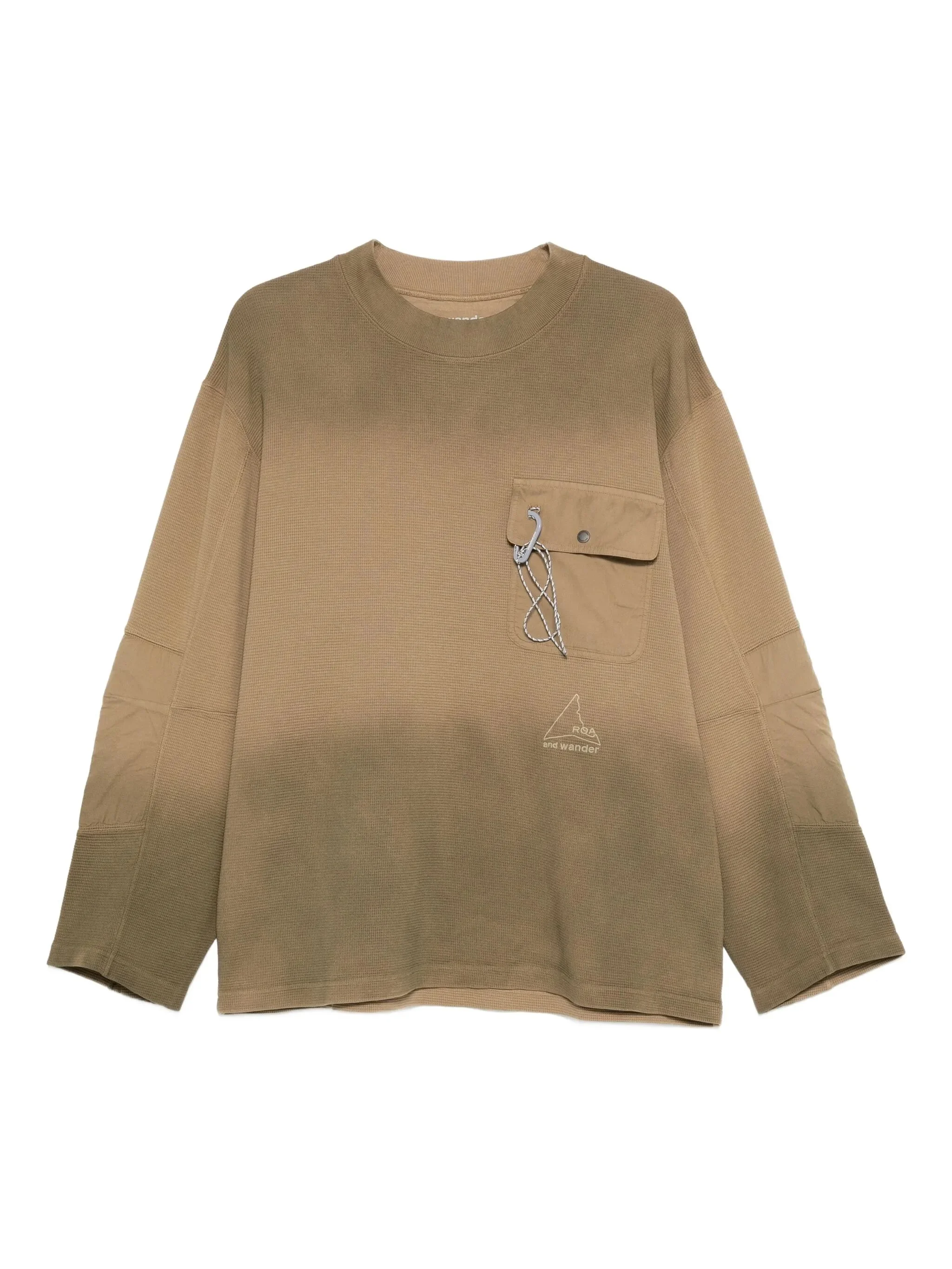x And Wander garment-dyed T-shirt - 1