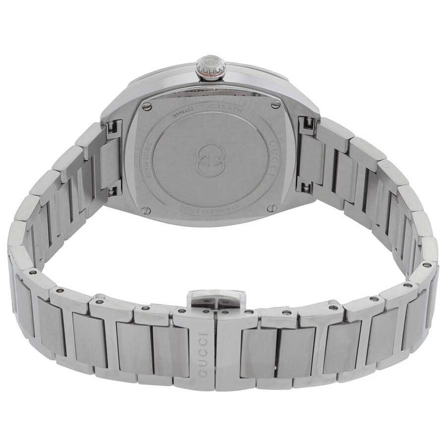 Gucci Interlocking G Quartz Diamond Silver Dial Ladies Watch YA142510 - 3