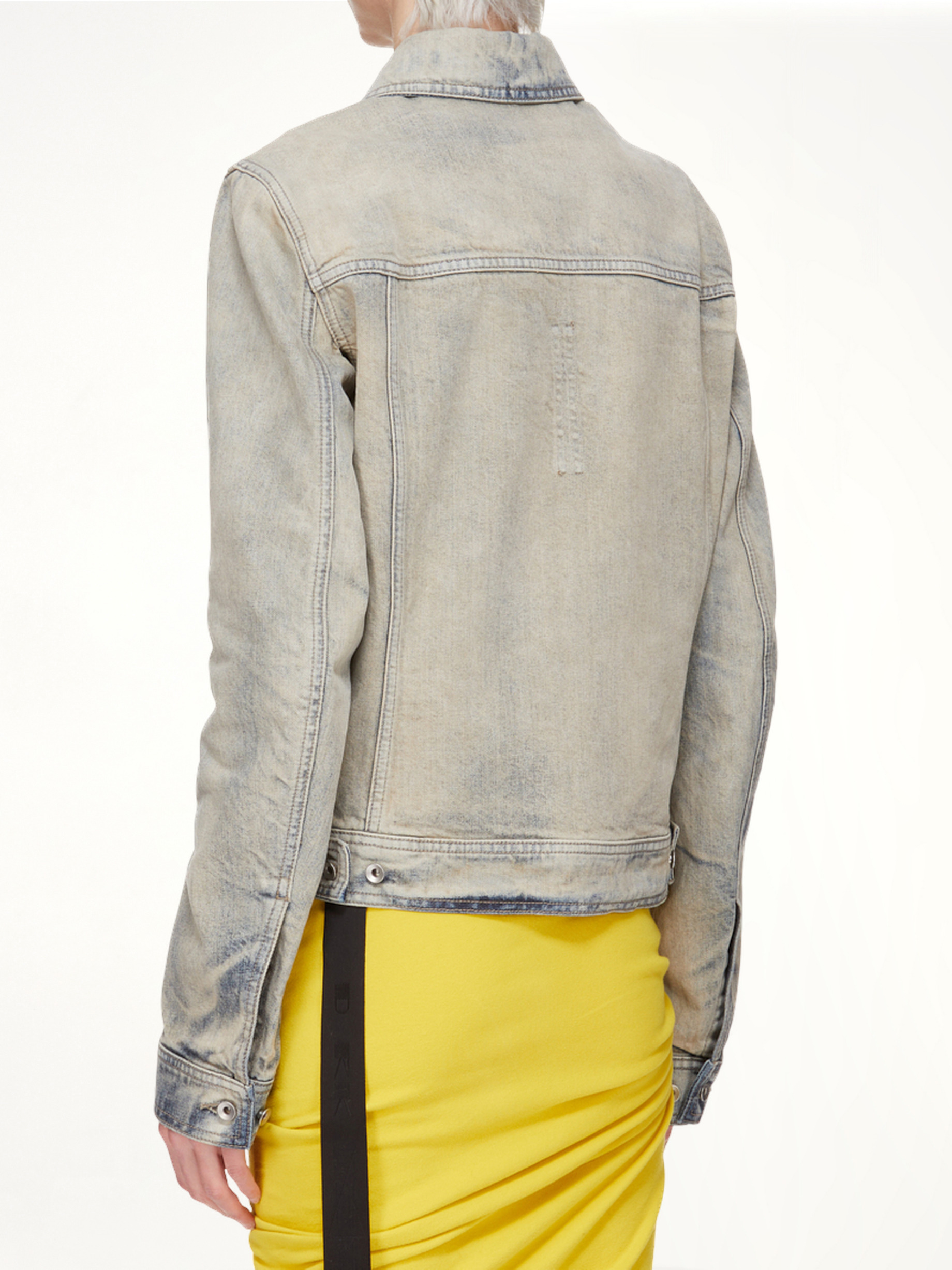 Trucker Worker Jacket in Mineral Pearl - 9