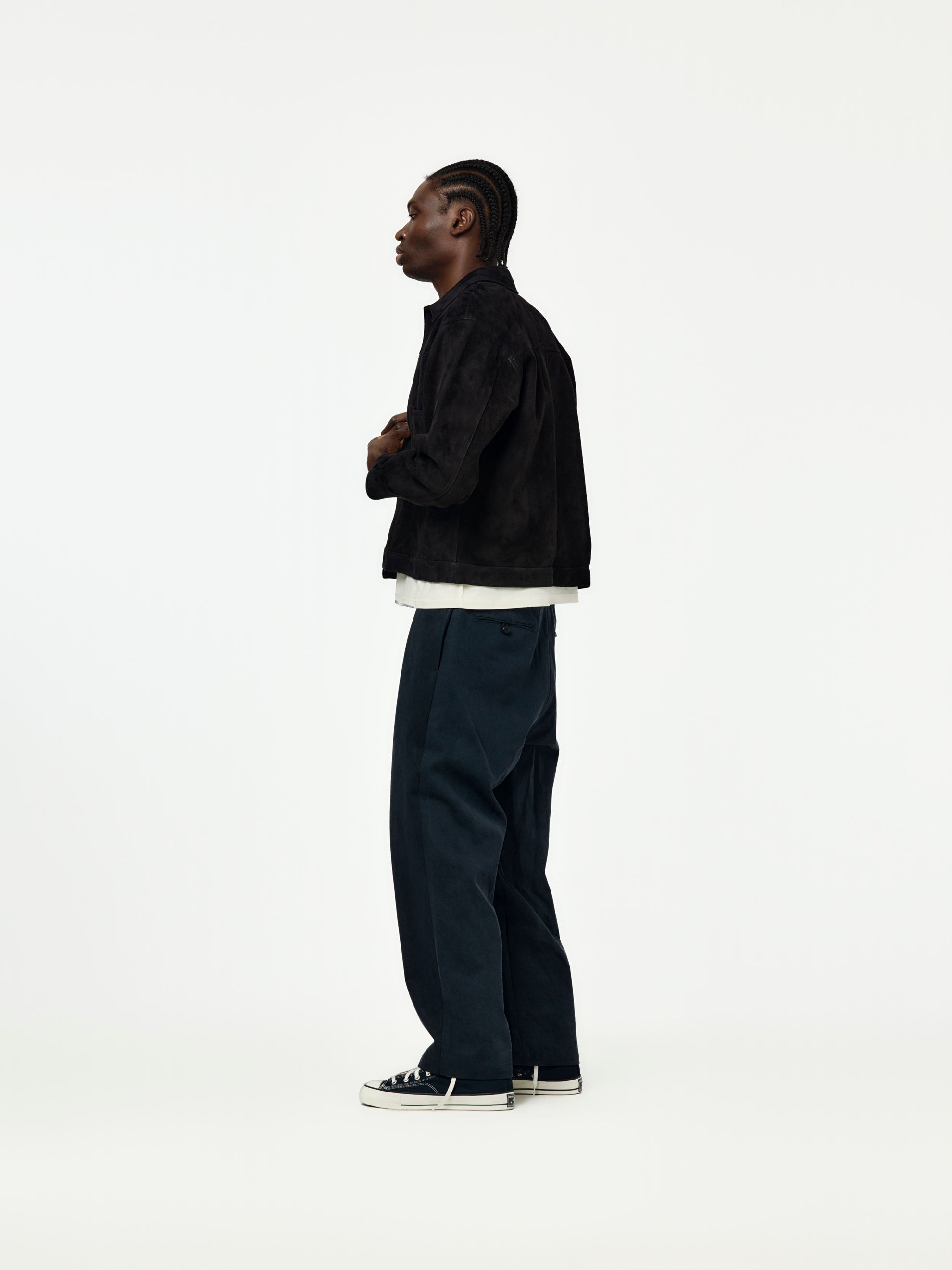 TYPE.3 CHINO TROUSERS (NAVY) - 5