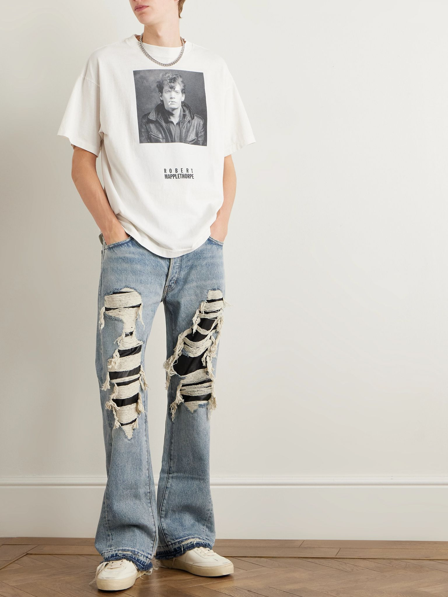 + Robert Mapplethorpe Printed Cotton-Jersey T-Shirt White - 2