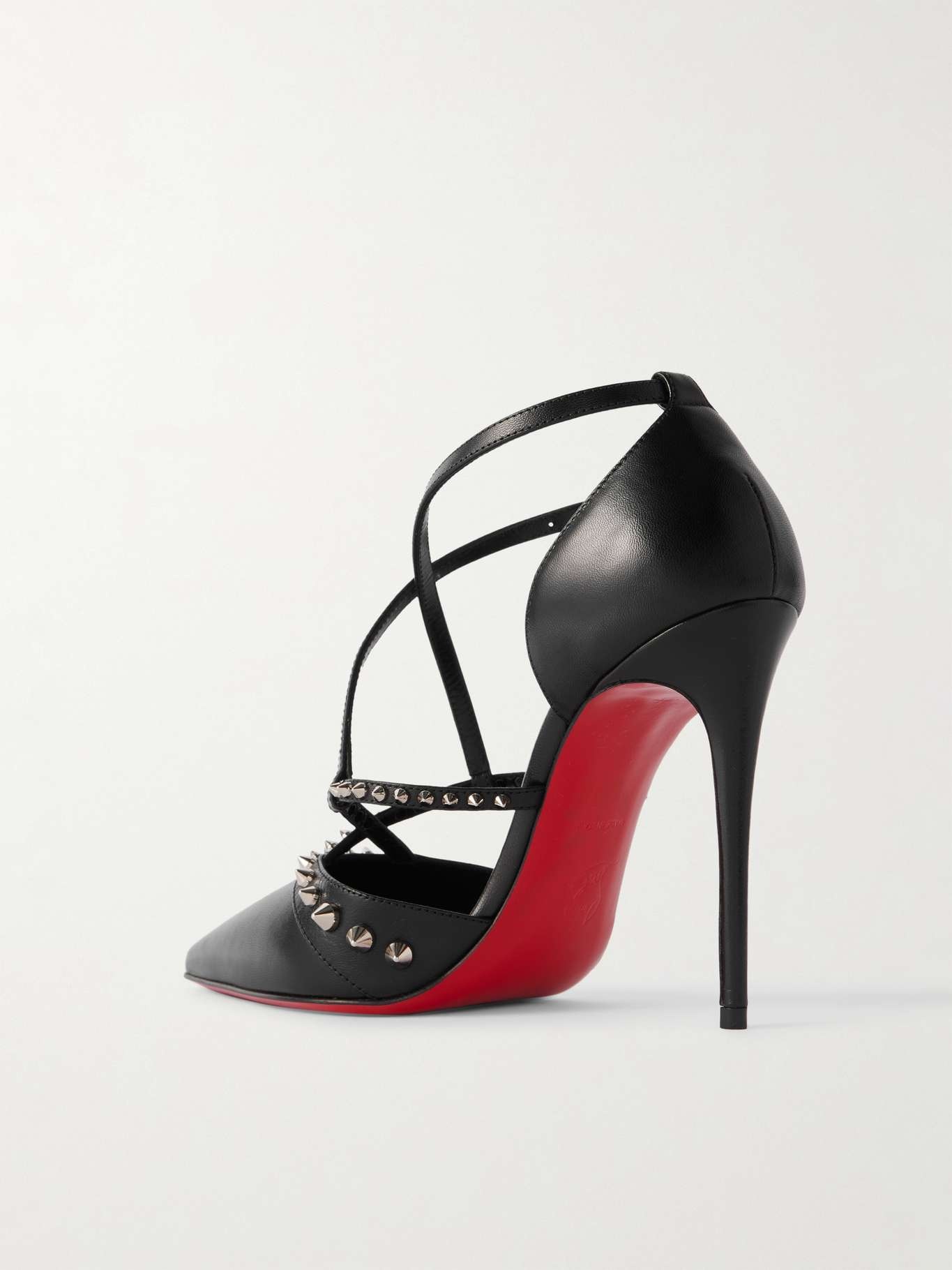 Tatooshka 100 spiked leather pumps - 3