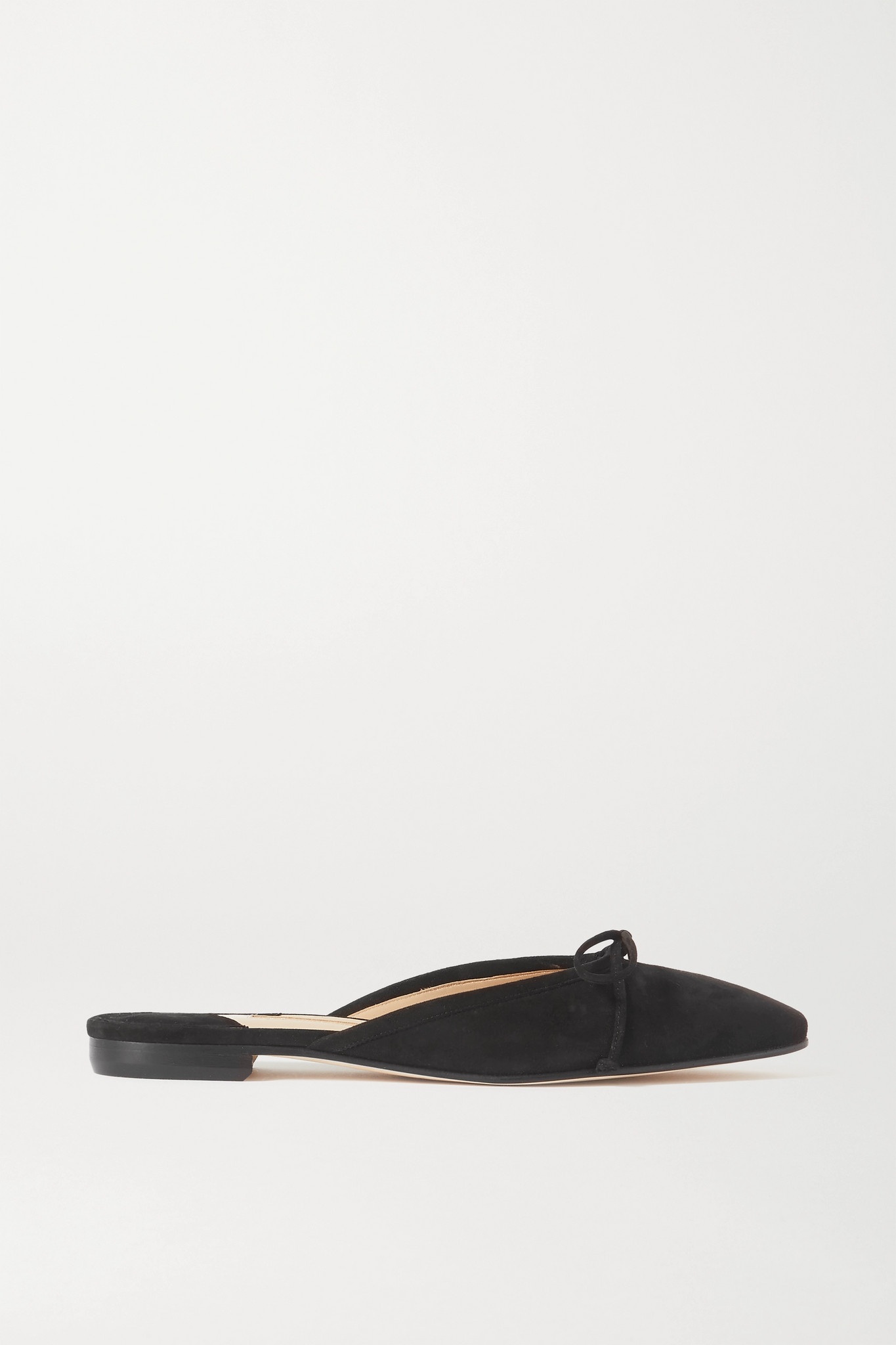 Ballerimu bow-detailed suede mules - 1