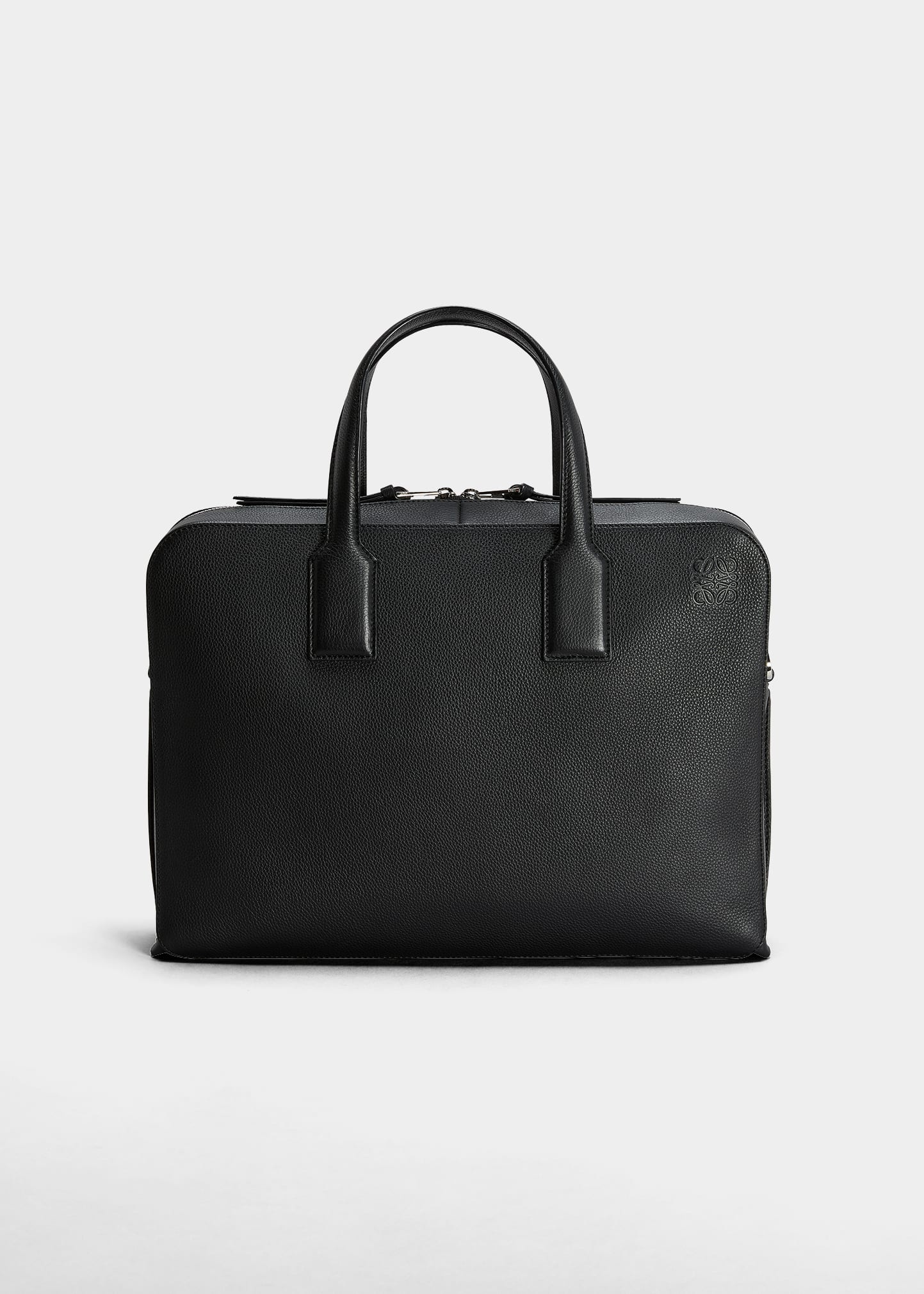 Men's Goya Thin Leather Briefcase Bag - 1