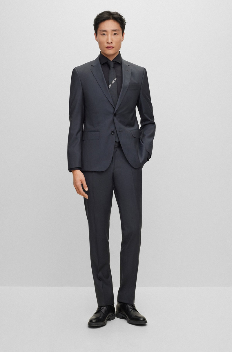 SLIM-FIT TWO-PIECE SUIT IN WOOL 1