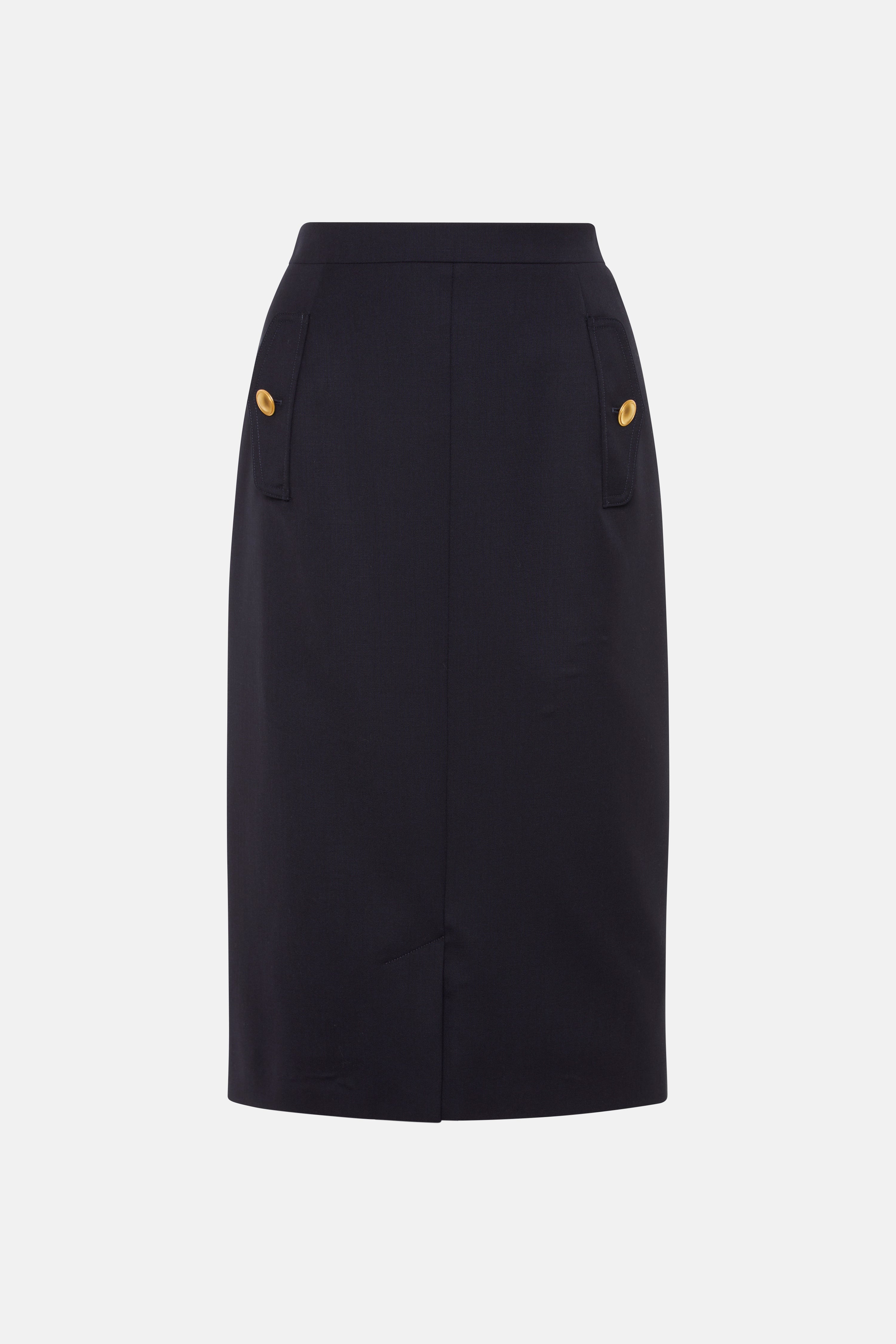 LIGHT WOOL SKIRT - 1