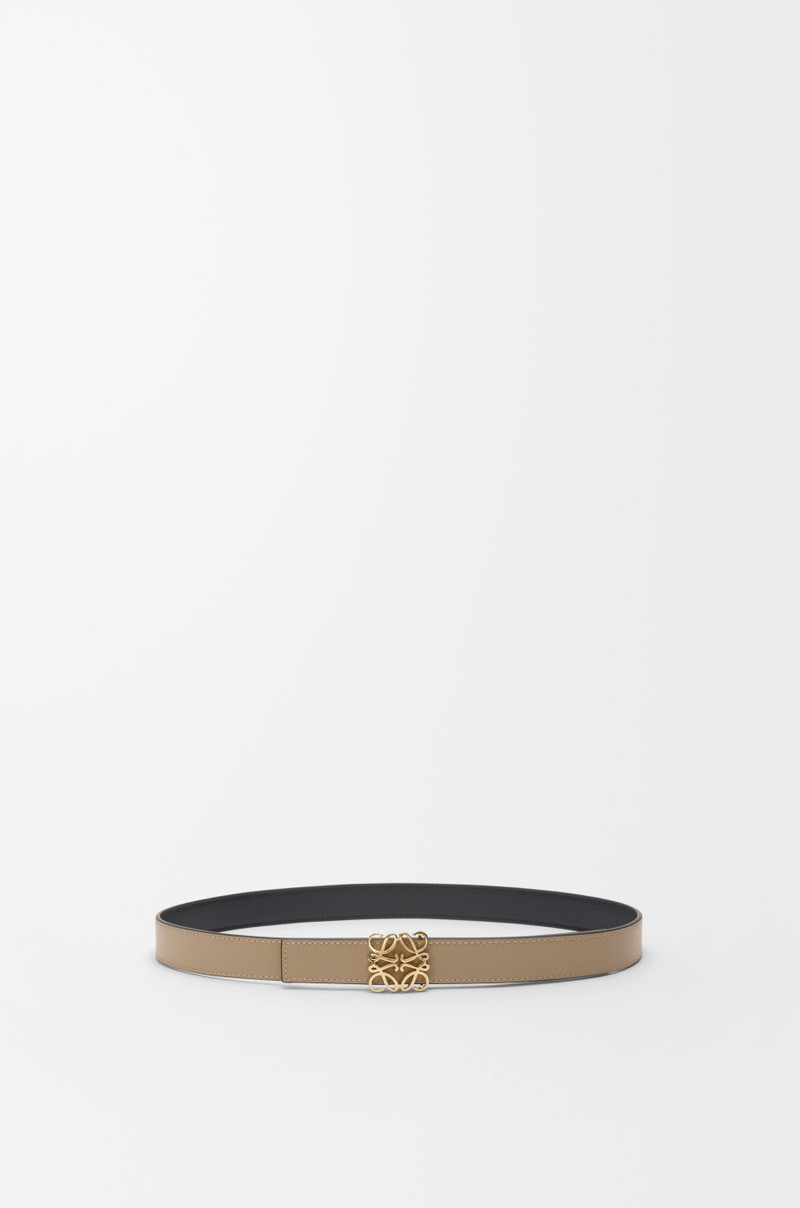 Loewe Reversible Anagram Bombé belt in smooth calfskin outlook