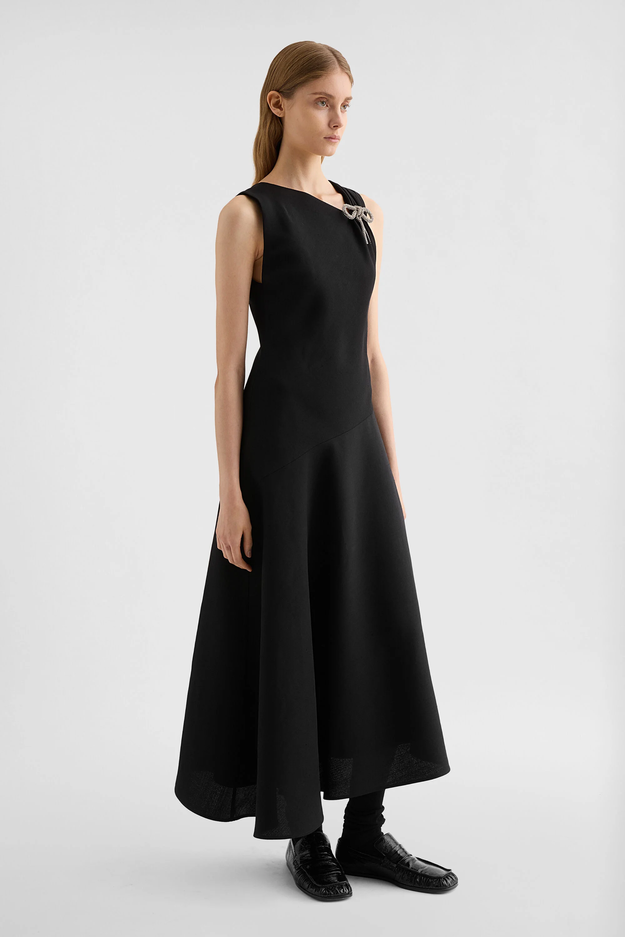 Silk Blend Evening Dress