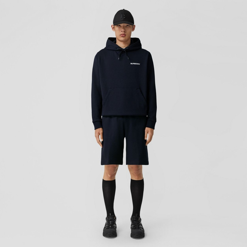 Check Panel Cotton Shorts 5