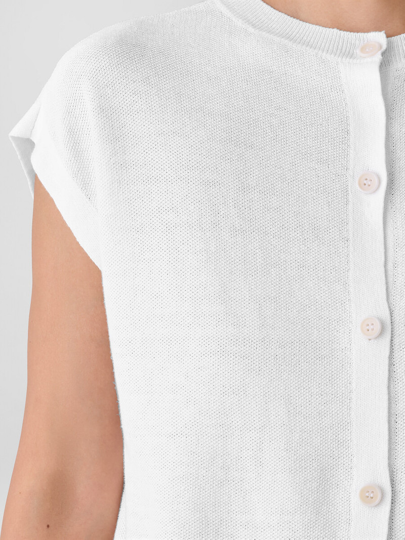 Organic Linen Cotton Vest 5