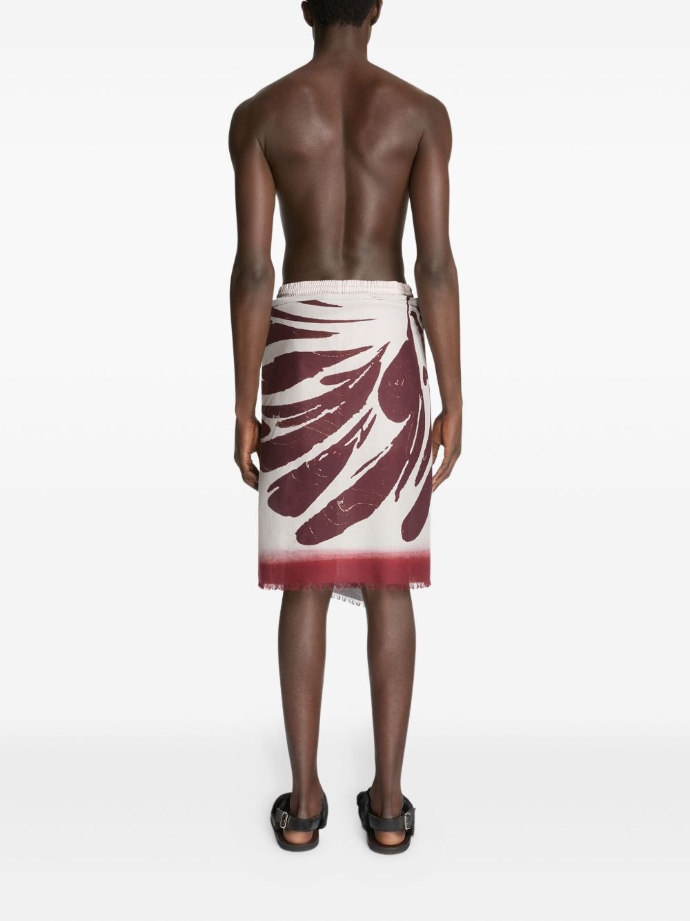 abstract-print cover-up - 4