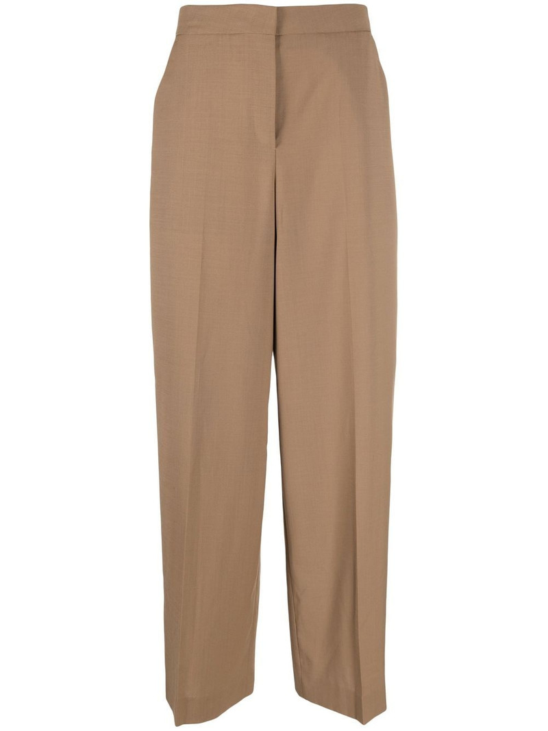 high-waisted straight-leg trousers 1