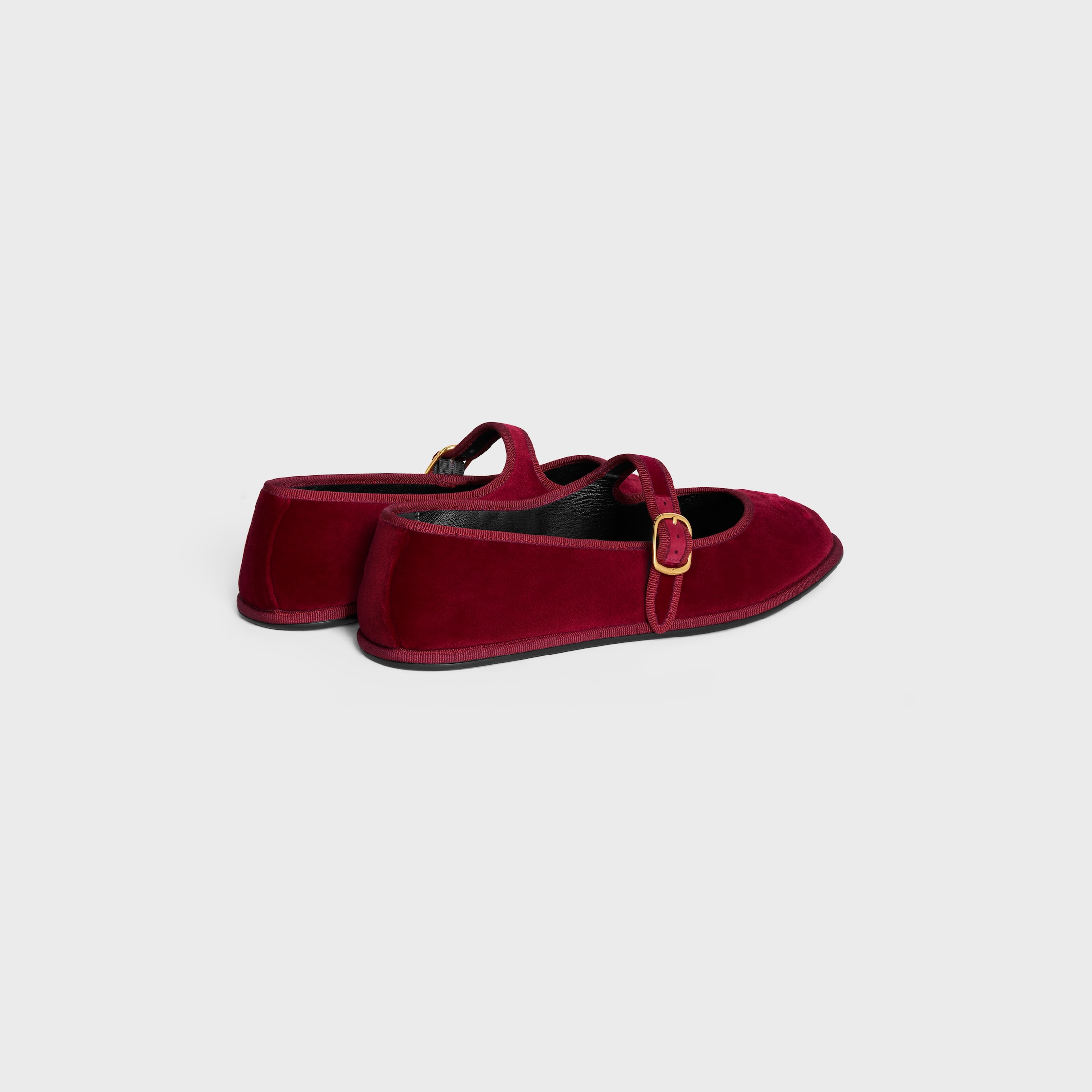 EVE TRIOMPHE MARY-JANE BALLERINA IN VELVET - 3