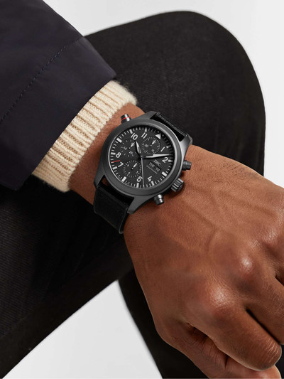 IWC Schaffhausen Pilot's TOP GUN Automatic Double Chronograph 44mm Ceratanium and Rubber Watch, Ref. No. IW371815 outlook