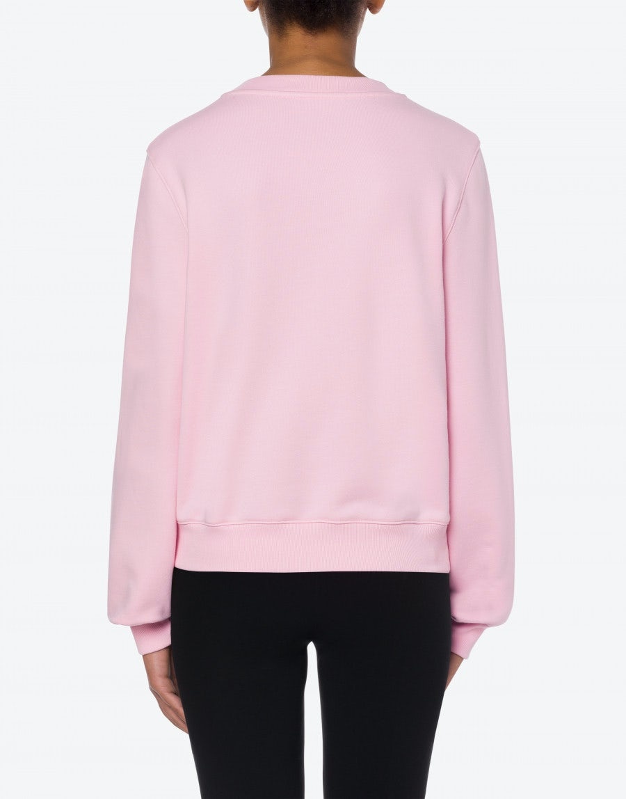 LOGO EMBROIDERY ORGANIC COTTON SWEATSHIRT - 3