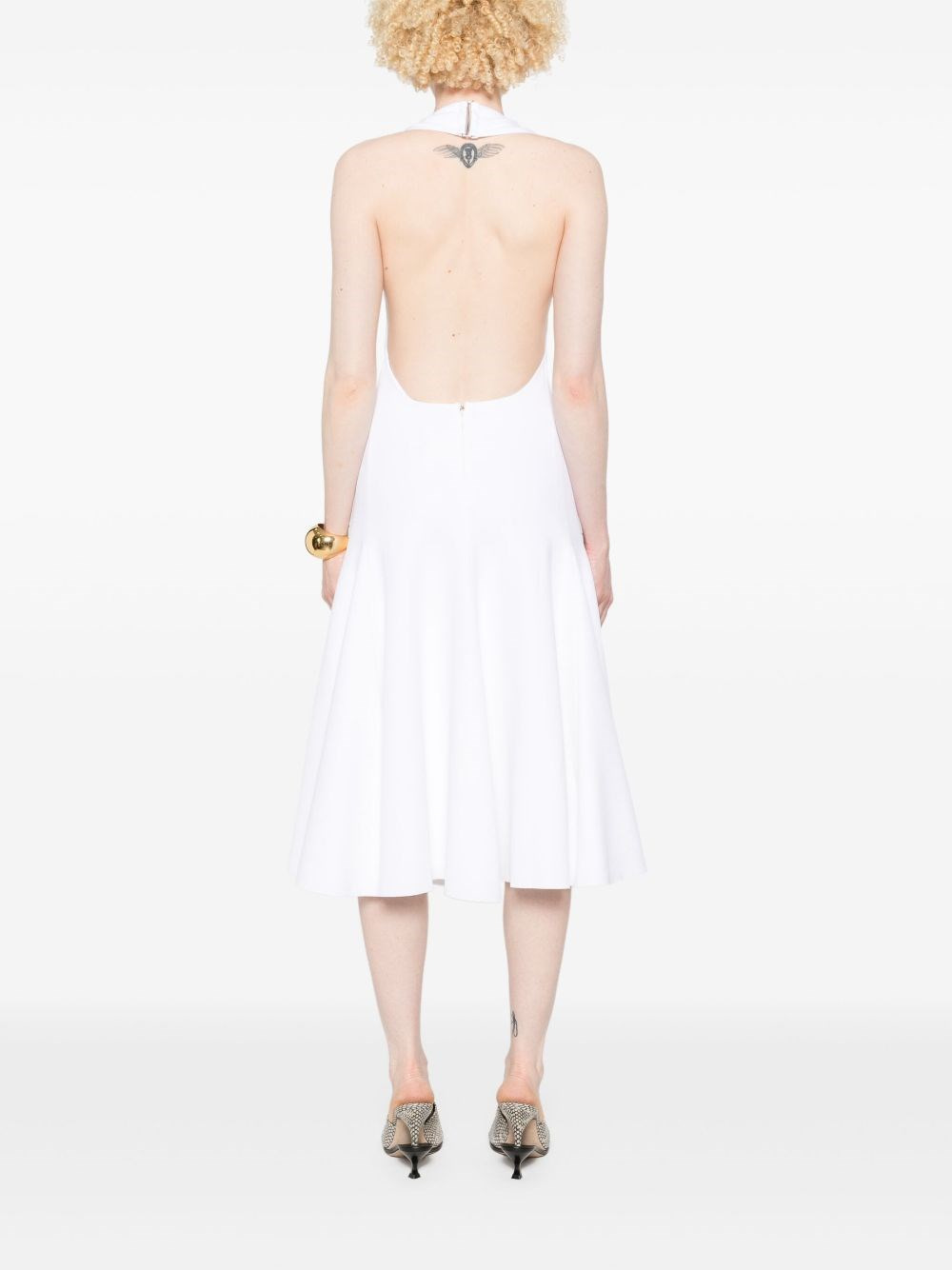 Thick stretch jersey dress - 4