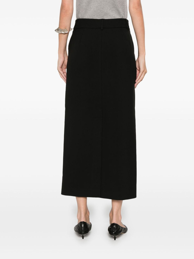 straight-cut midi skirt 4