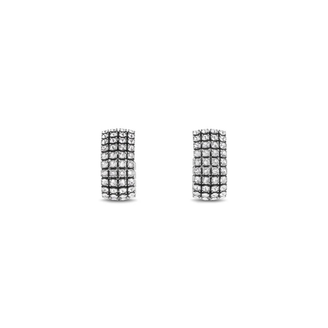 Women's Glam Ear Cuffs in Antique Silver - 1