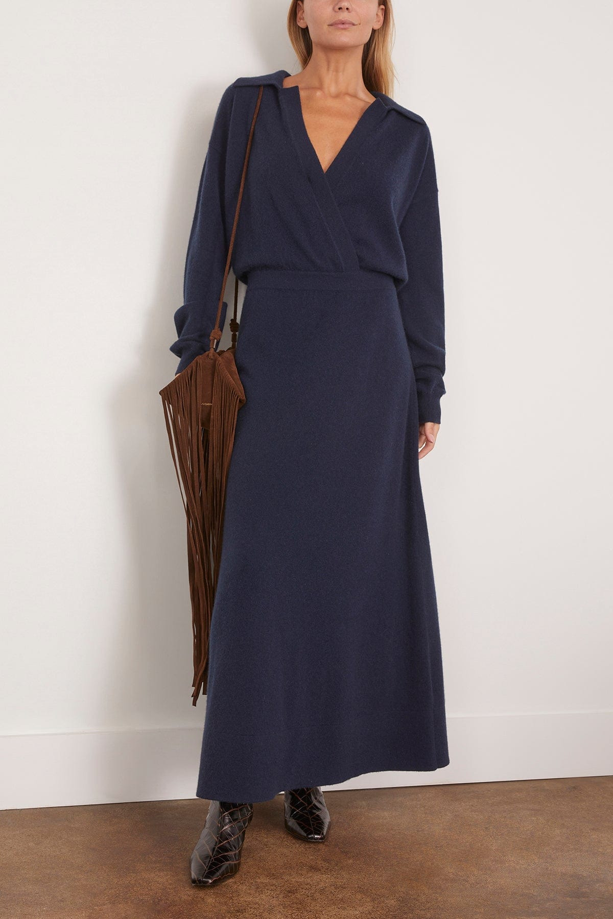 Madleen Dress in Navy - 2