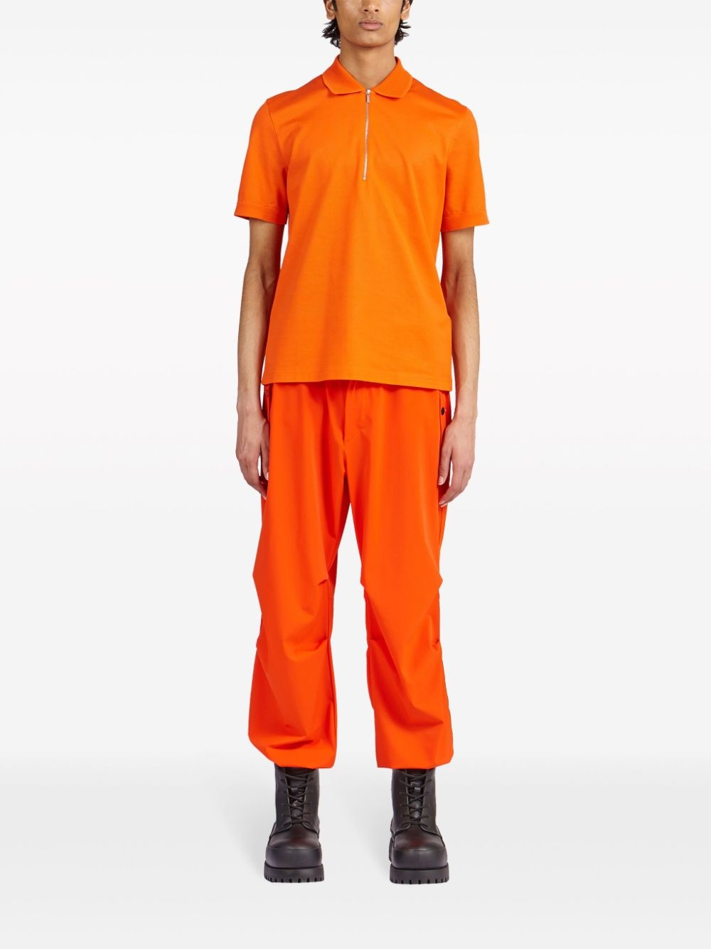 half-zip polo top - 2