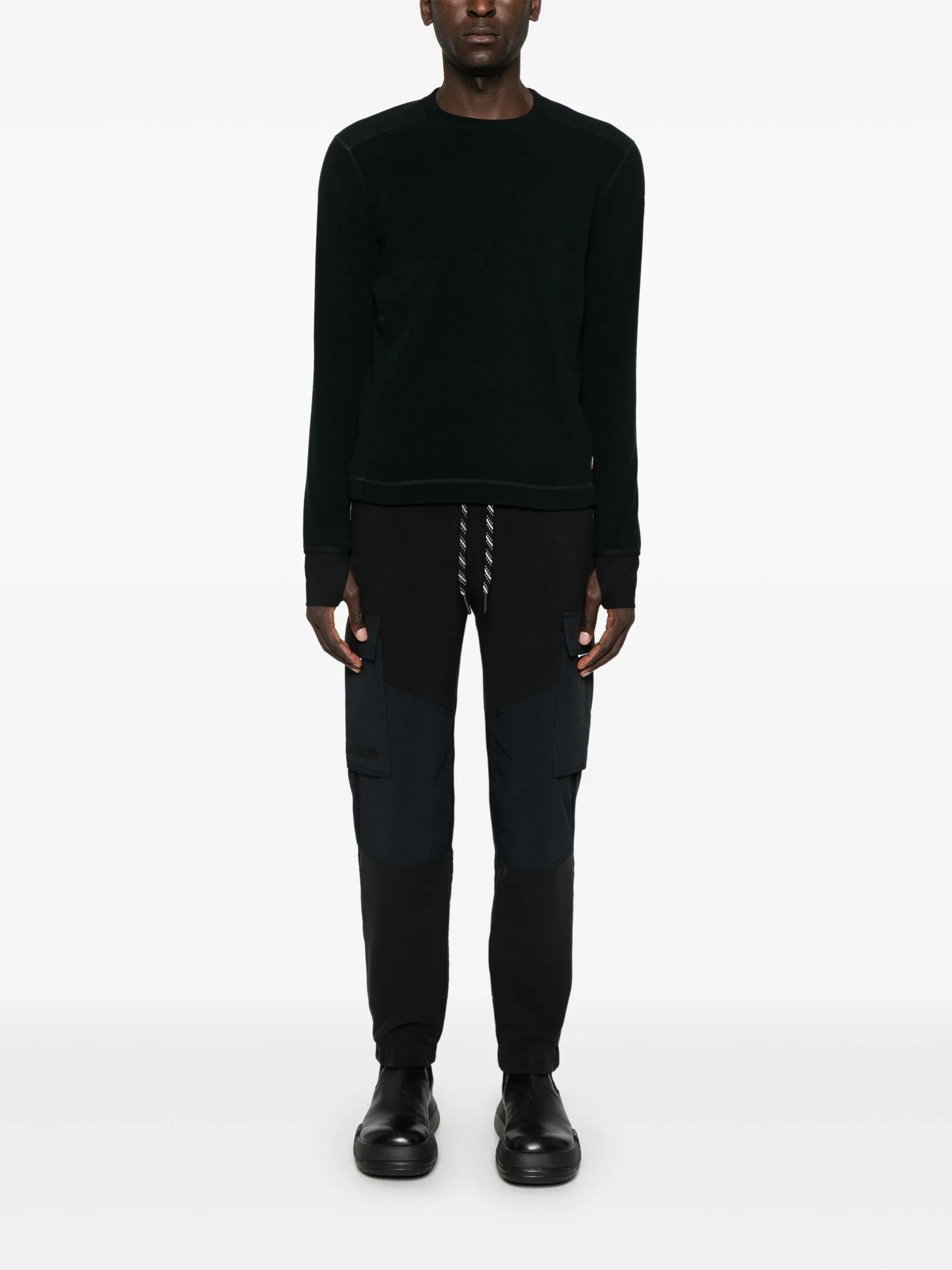 fleece track pants - 2
