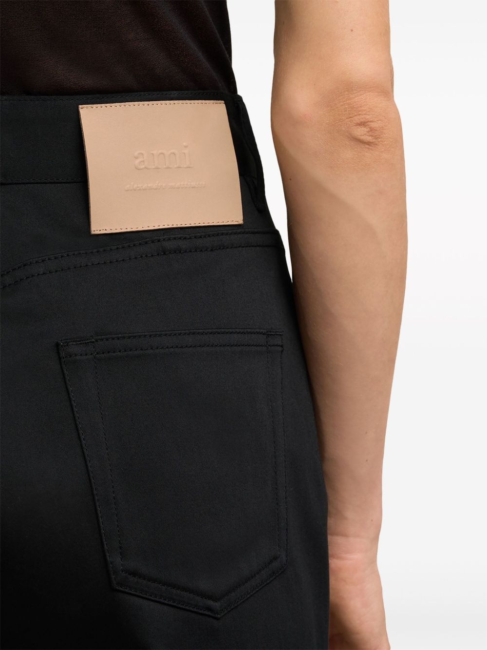 high-rise flared-leg jeans - 5