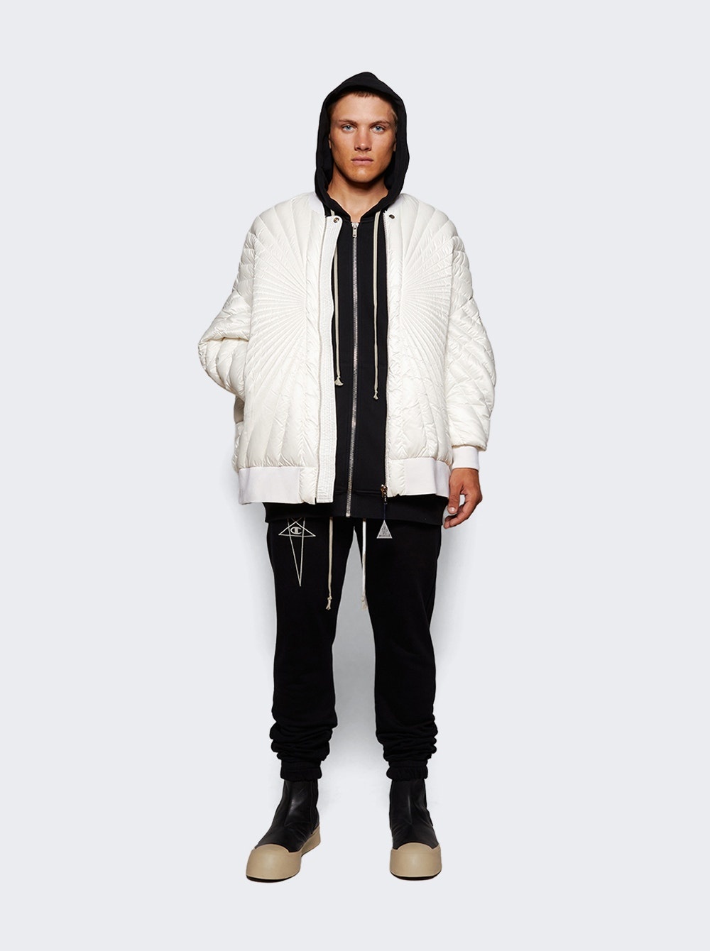 X  Champion Jumbo Jason S  Hoodie Black - 5
