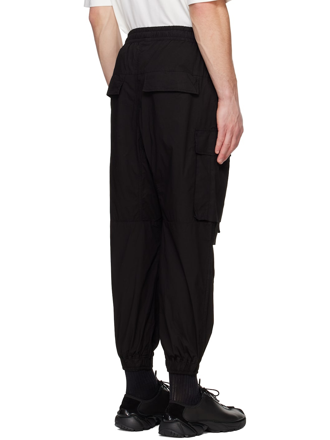 Black M P 7 Cargo Pants - 3