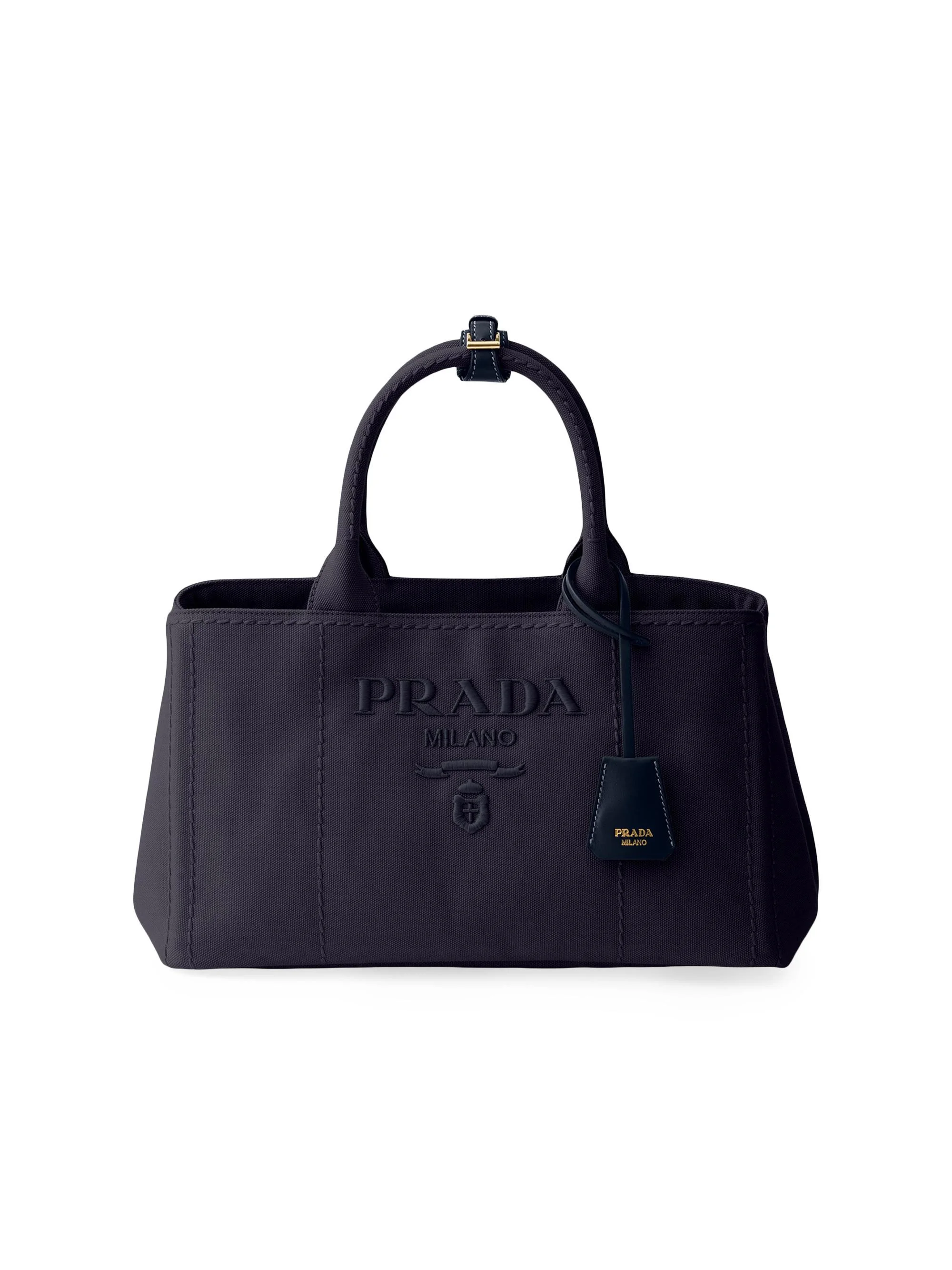 Women's Jardinière Cotton Canvas Tote Bag - Blue - 1