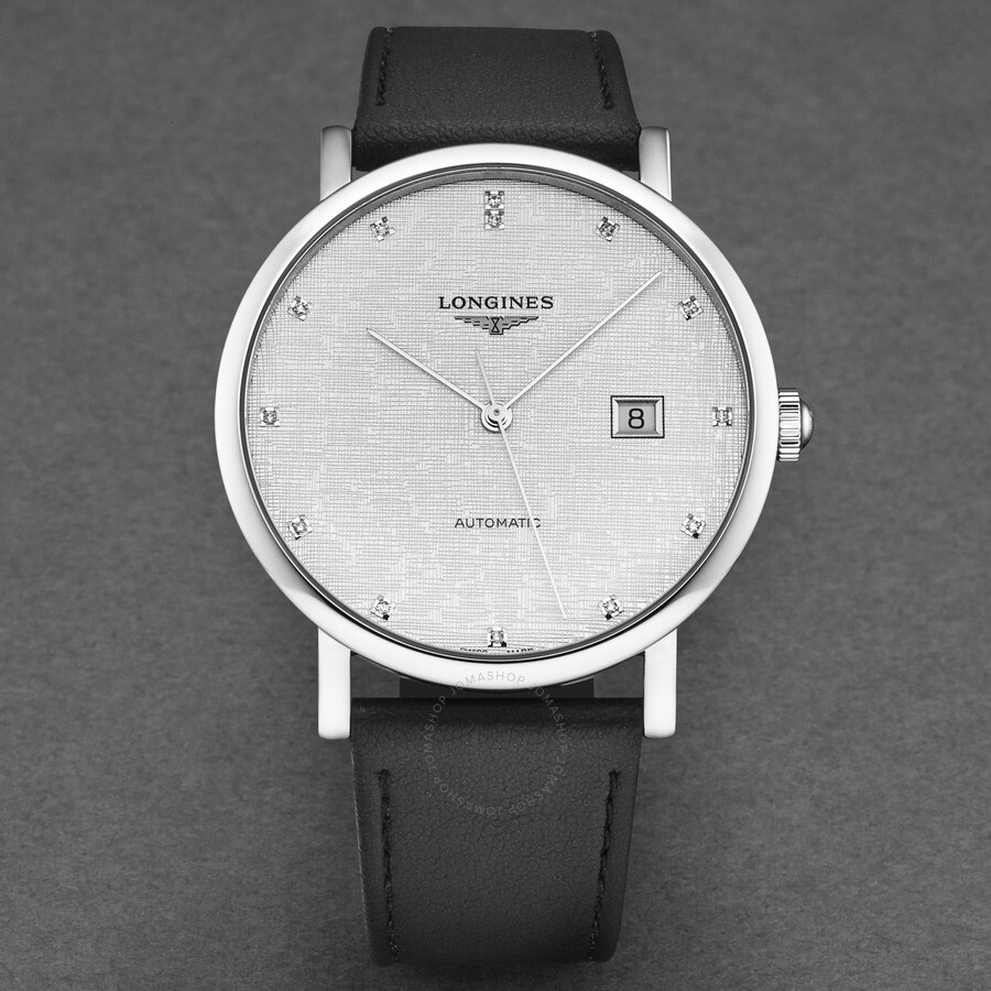 Longines Elegant Automatic Diamond Silver Dial Men's Watch L4.911.4.77.2 - 4