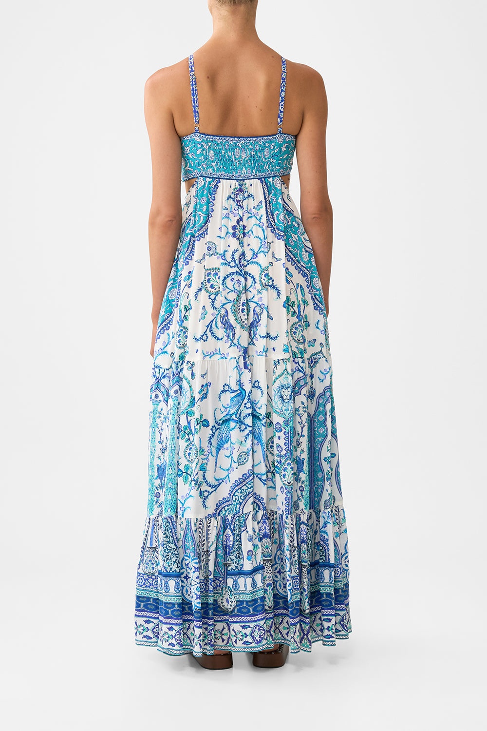 GATHERED CUT OUT DRESS - 3