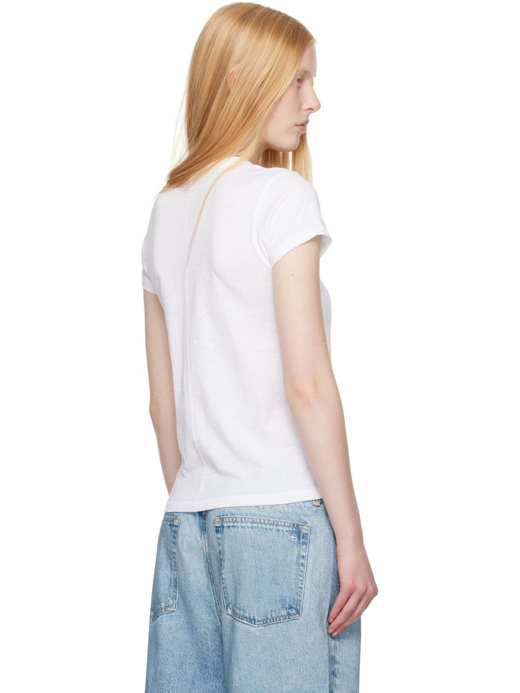 White 'The Slub' T-shirt - 3