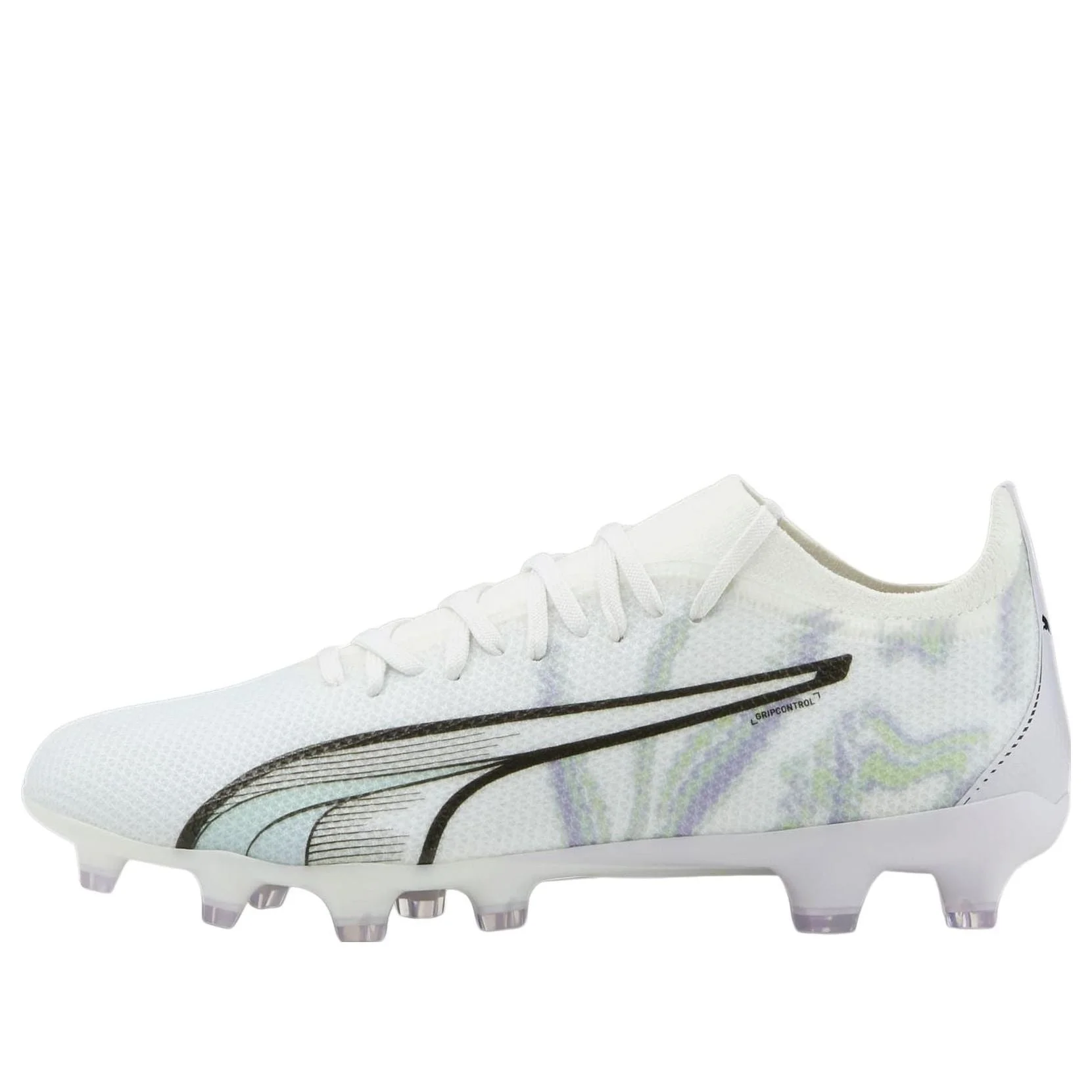 (WMNS) PUMA ULTRA Match Brilliance FG/AG 'White Grey' 107405-01 - 1