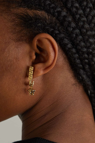 VERSACE Medusa gold-tone earrings outlook