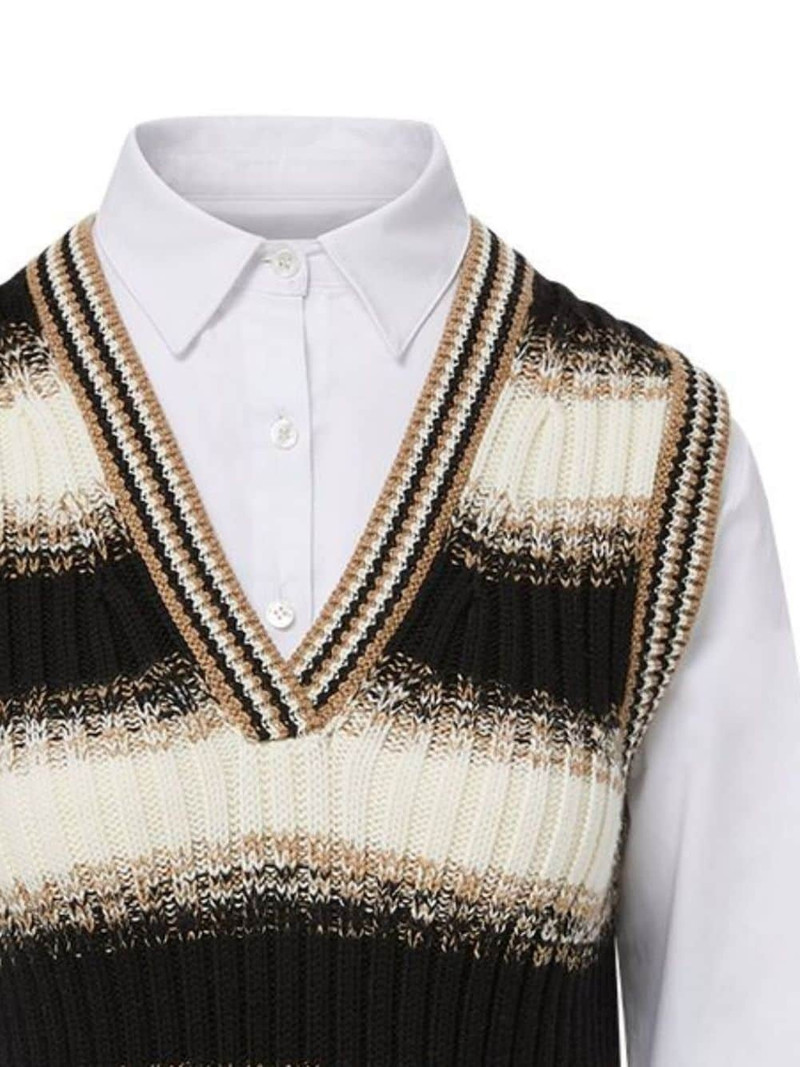 VERONICA BEARD ribbed merino wool top outlook