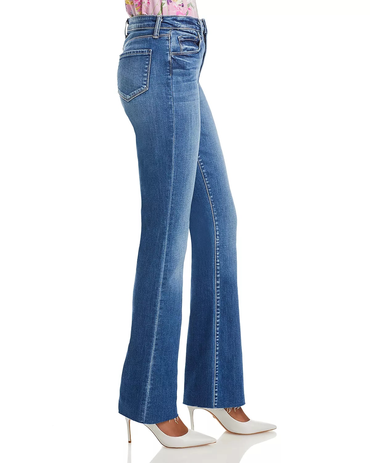 Ruth High Rise Straight Jeans in Cambridge - 4