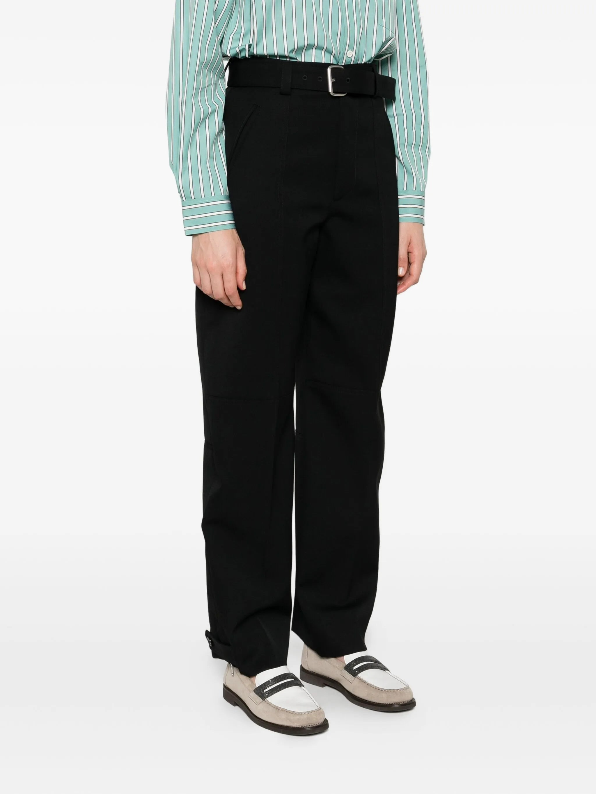 belted trousers - 3