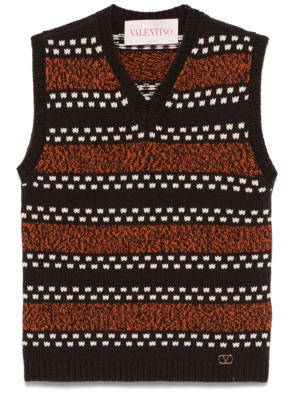 VLogo-signature wool vest - 1