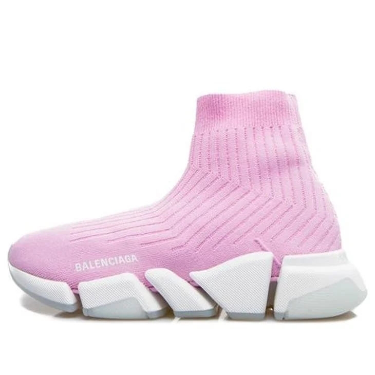 (WMNS) Balenciaga Speed 2.0 Trainers 'Rib-Knit Pale Pink' 654045W2D815691 - 1