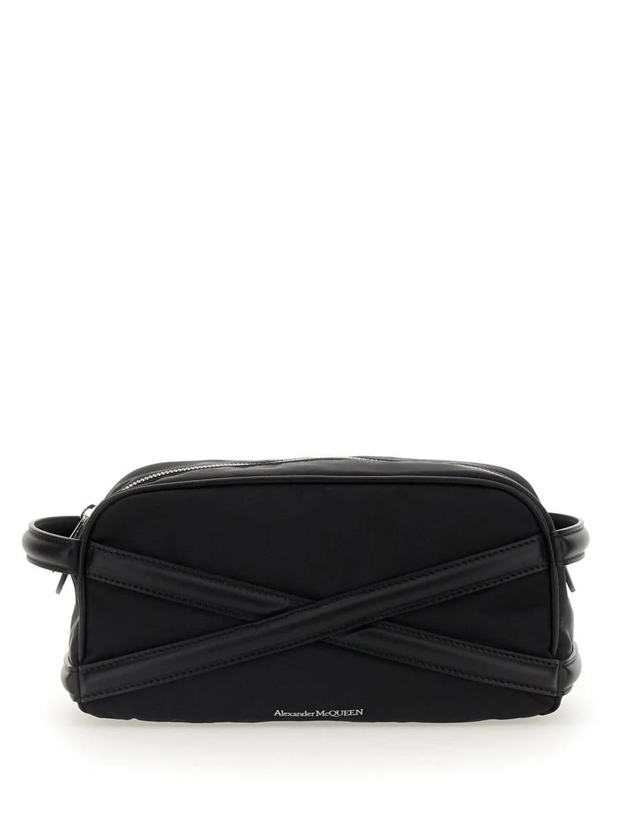ALEXANDER MCQUEEN BEAUTY CASE WITH LOGO - 1