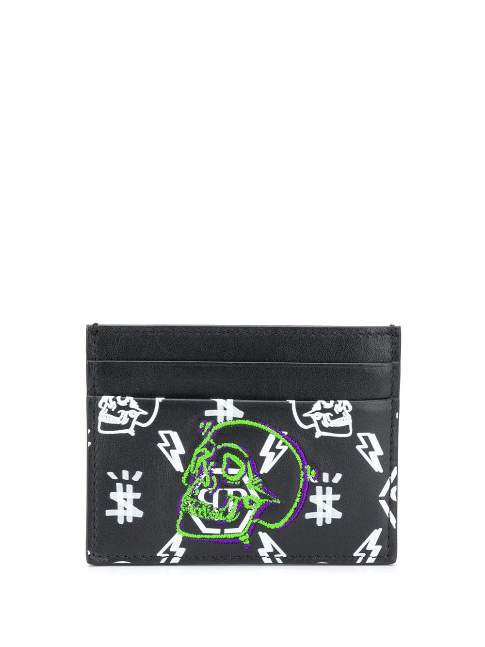 monogram print cardholder - 1