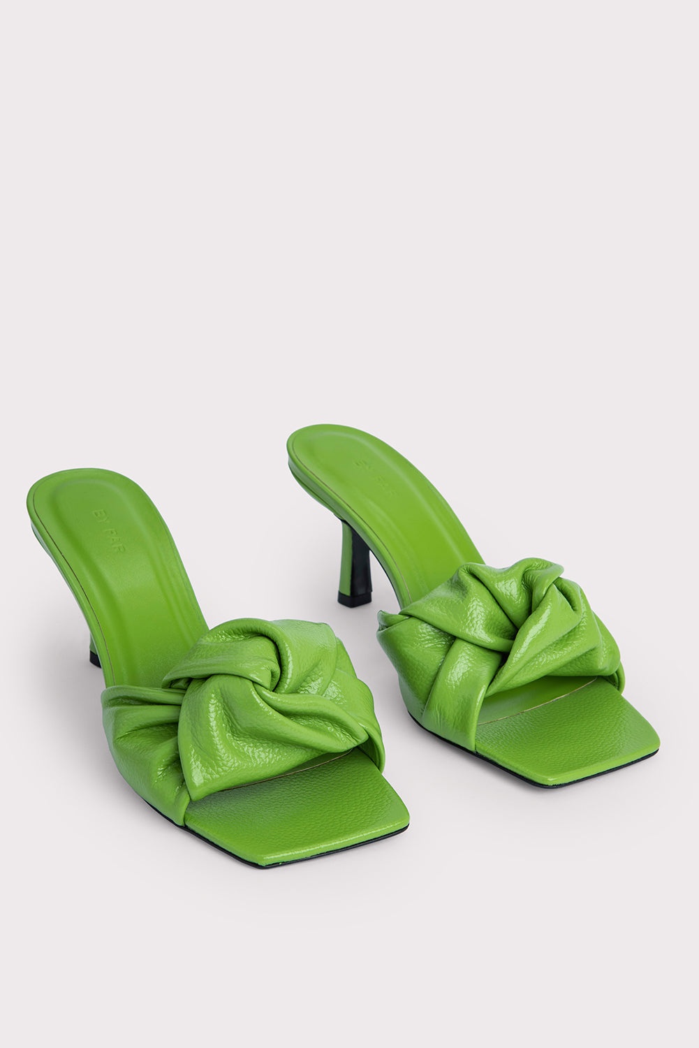 Lana Pistachio Gloss Grained Leather - 3