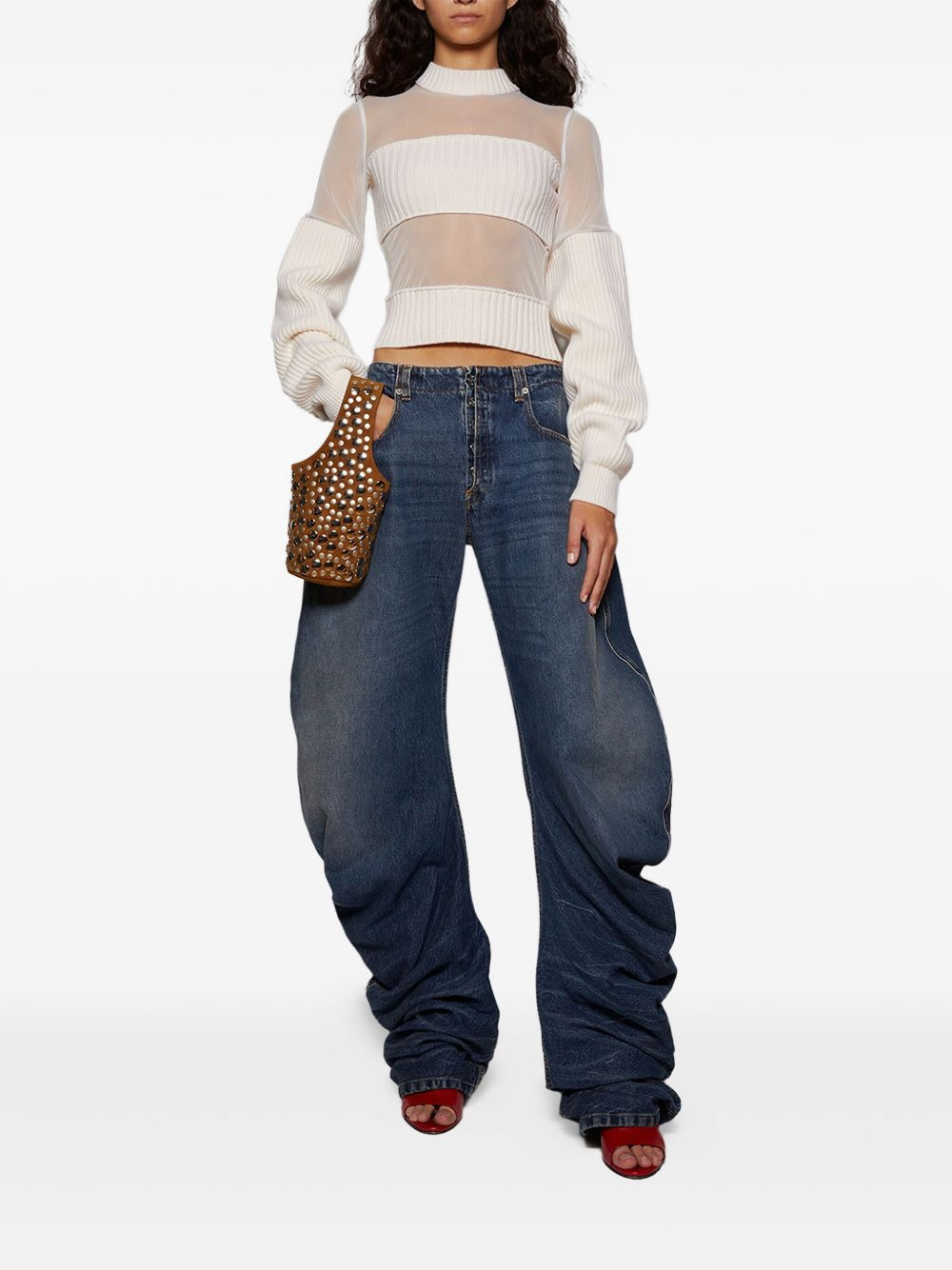 ribbed wool sweater - 2