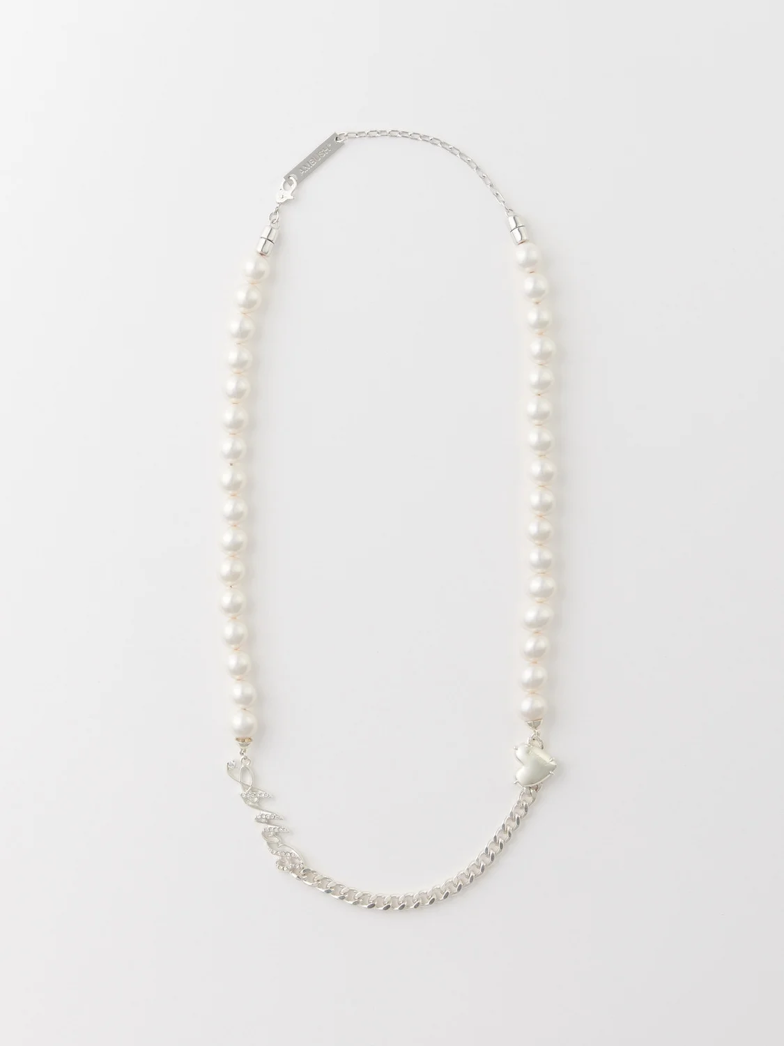PEARL CHAIN MIX NECKLACE - 1