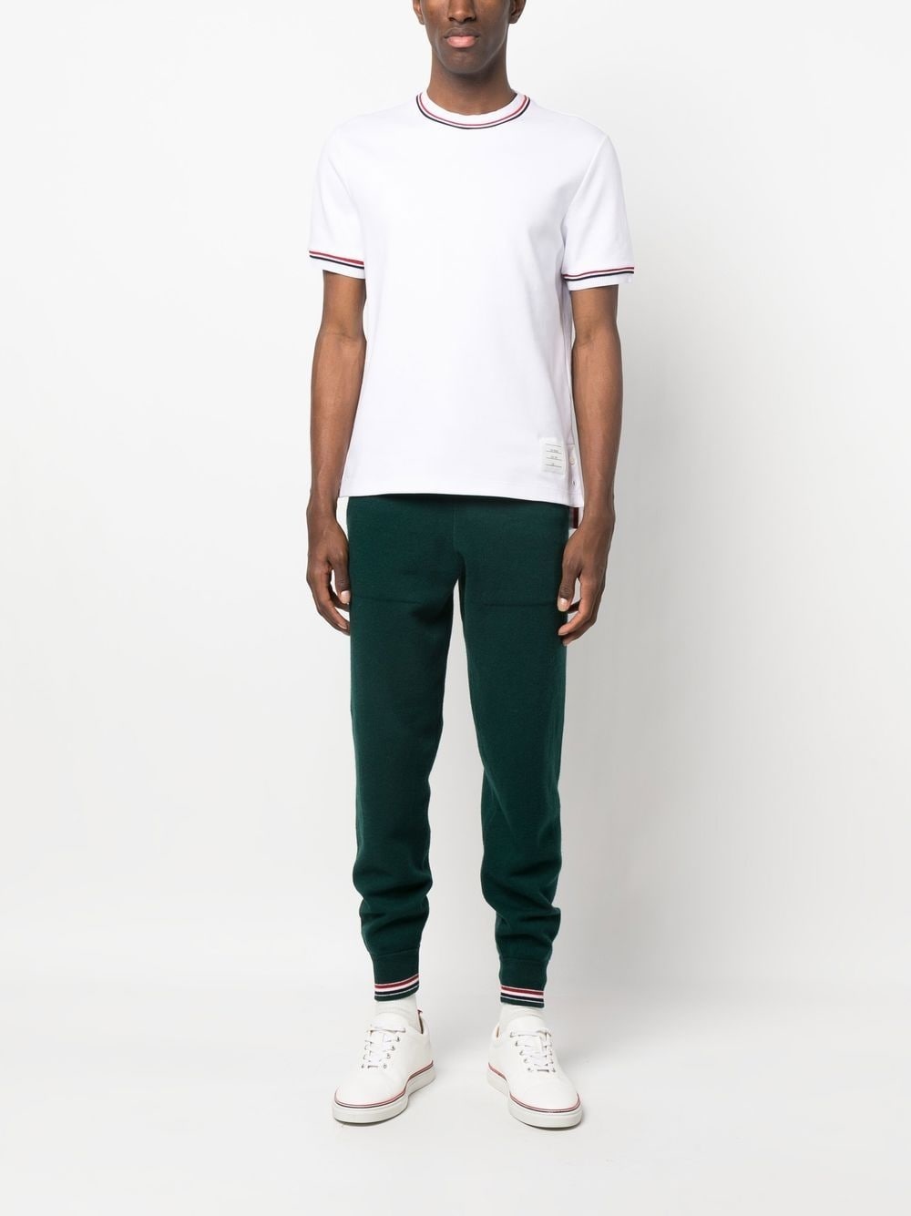 logo-patch crew neck t-shirt - 2