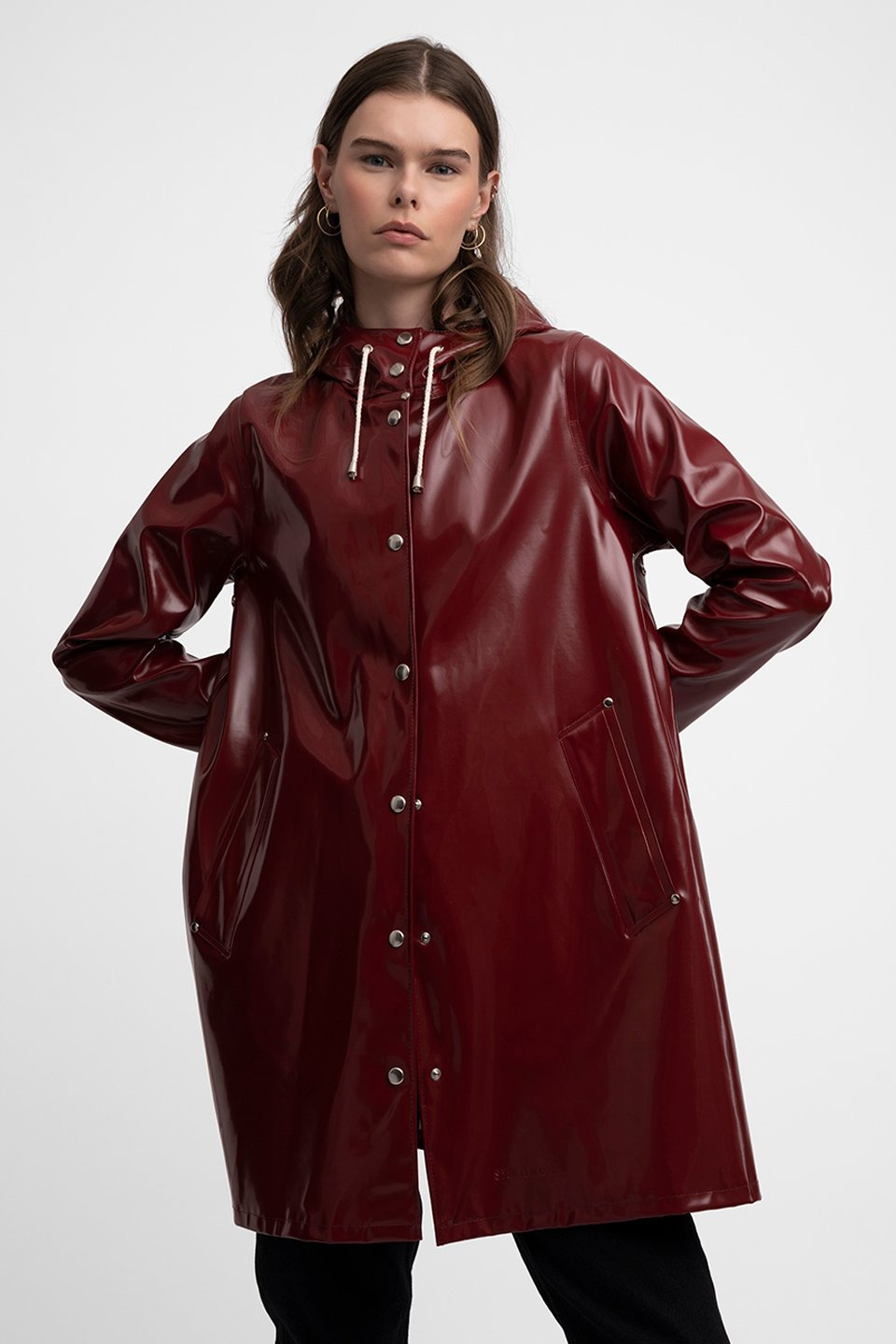 Mosebacke Opal Raincoat Burgundy - 3