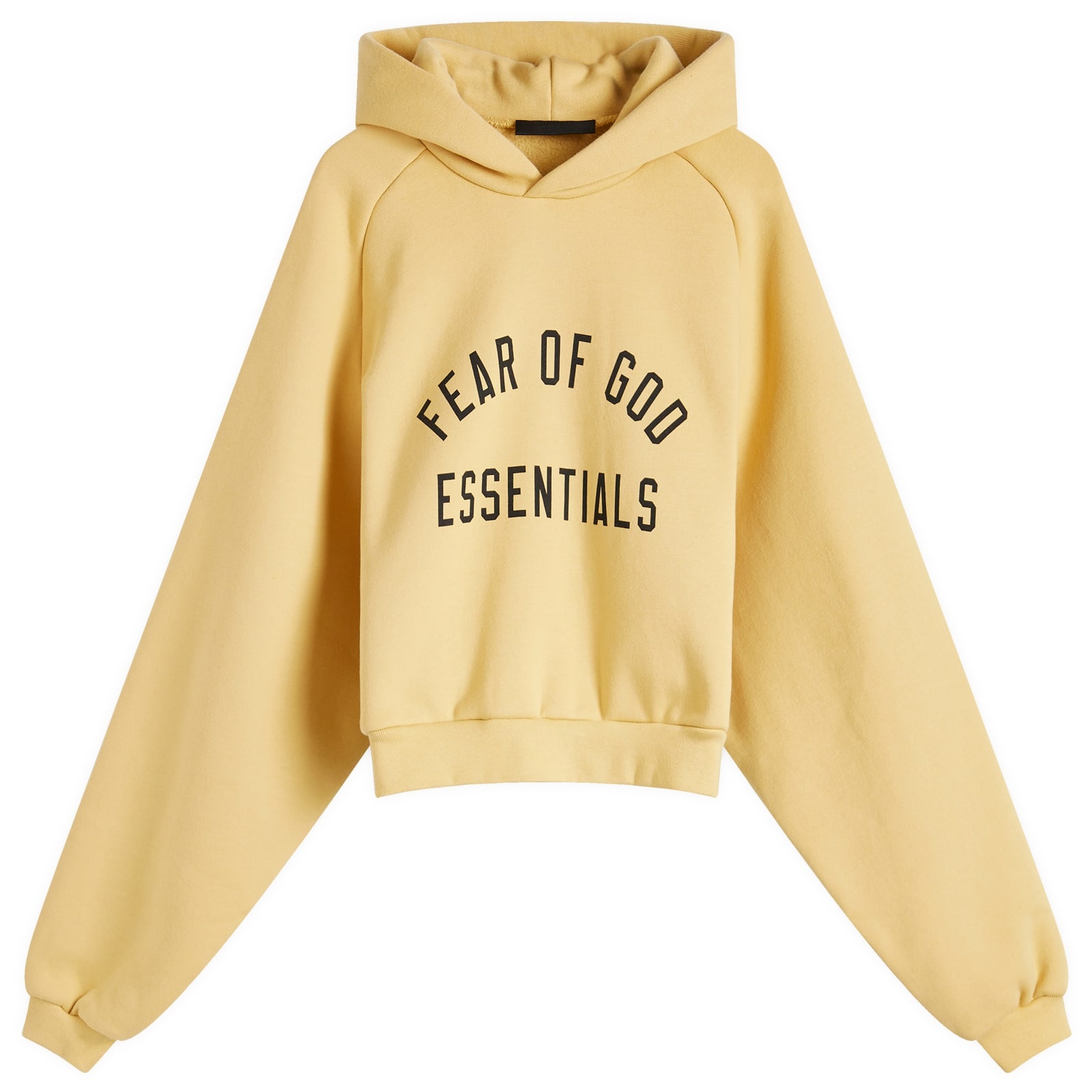 Fear of God ESSENTIALS Fleece Cropped Hoodie - 1