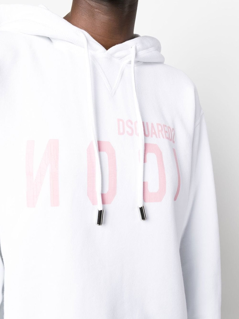 Icon logo-print hoodie 5